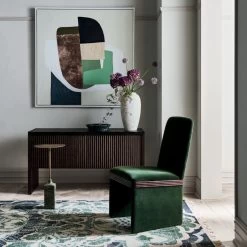 Rhodes Green Upholstered Velvet Dining Chair Set Of 4 10 Rhodes Green Upholstered Velvet Dining Chair Set Of 4 -Chic Living Shop RhodesGreenVelvetDiningChairJL21 1x1