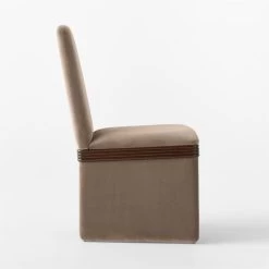 Rhodes Taupe Upholstered Velvet Dining Chair 15 Rhodes Taupe Upholstered Velvet Dining Chair -Chic Living Shop RhodesTpVltUphlsdDngChrSDSSF21