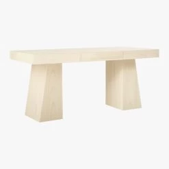 Ridge Bleached Oak Desk With Drawer -Chic Living Shop RidgeBleachedOakDesk3QF19