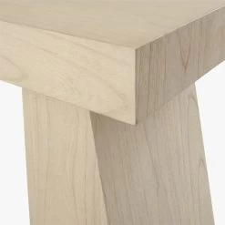 Ridge Bleached Oak Desk With Drawer -Chic Living Shop RidgeBleachedOakDeskAVF19