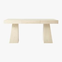 Ridge Bleached Oak Desk With Drawer -Chic Living Shop RidgeBleachedOakDeskSOF19
