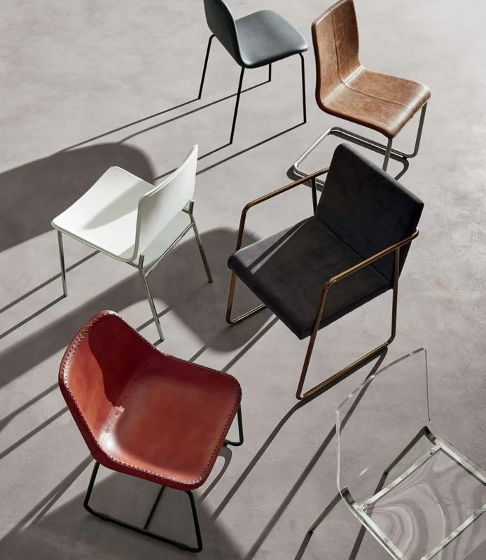 Chiaro Clear Chair Nickel 4 Chiaro Clear Chair Nickel - Image 2