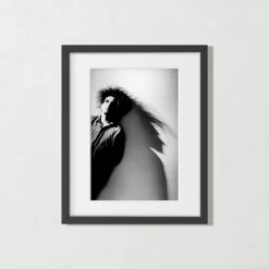 'Robert Smith Silhouette' Photographic Print In Black Frame 17.75''x21.75''