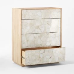 Rocca Stone 4-Drawer Chest -Chic Living Shop RoccaStone4DrawerChest3QAVSSF22