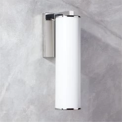 Ronda Indoor/Outdoor Polished Stainless Steel Wall Sconce