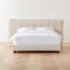 Rorke Ivory White Upholstered Queen Bed -Chic Living Shop RorkeIvoryQBedSHS23