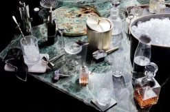 Potion Glass Elixir Bottle -Chic Living Shop RoseQuartzServeTrayBlkWhtCcktlNpkMR19 1