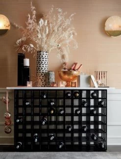 4-Piece Bamboo Bar Tool Set With Stand -Chic Living Shop RozuWhiteMarbleConsoleTableNV19