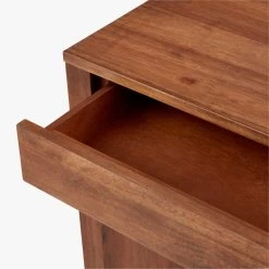 Runway 2-Drawer Acacia Wood Desk -Chic Living Shop RunwayAcaciaDeskAVS18