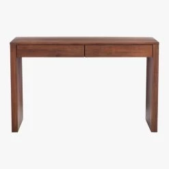 Runway 2-Drawer Acacia Wood Desk -Chic Living Shop RunwayAcaciaDeskS18