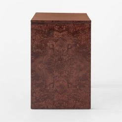 Runway 2-Drawer Burl Wood Desk -Chic Living Shop RunwayBurlwoodDeskSDSSF21