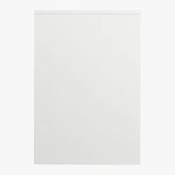 Runway 2-Drawer White Lacquered Wood Desk -Chic Living Shop RunwayDeskSideF15