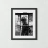 'Bob Dylan, 1966' Photographic Print In Black Frame 17.5"x21.5" -Chic Living Shop SEBobDylanBlk17p5x21p5SS22 3D