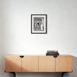 'Dolly Parton Playboy Shoot' Photographic Print In Black Frame 21.5"x17.5" -Chic Living Shop SEDollyPartonBk21p5x17p5SS22 3D