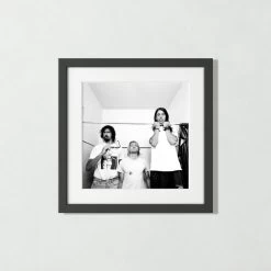 'Nirvana In LA, 1991' Photographic Print In Black Frame 17.5"