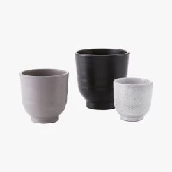 Santino Terracotta Indoor Planter Set Of 3 -Chic Living Shop SantinoPlantersS3F19