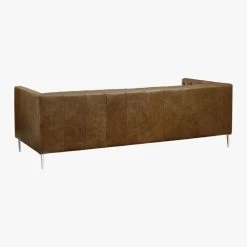 Savile Leather Tufted Sofa -Chic Living Shop SavileSofaLthrSaddle3QBF19