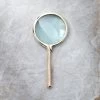 Sawyer Brass Magnifying Glass -Chic Living Shop SawyerBrsMagnifyingGlassHSHF22