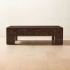 Scatola Brown Faux Horn Coffee Table -Chic Living Shop ScatolaBrnFxHrnCffTableSHS22