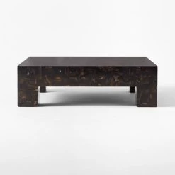 Scatola Brown Faux Horn Coffee Table -Chic Living Shop ScatolaBrnFxHrnCffTableSOSSS22