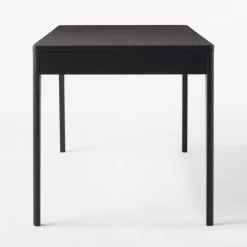 Scuro 2-Drawer Black Oak Wood Desk -Chic Living Shop ScuroDeskSDSSS22