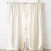 Seda Warm White Dupioni Silk Window Curtain Panel 48"x84" -Chic Living Shop SedaSilkDpnIvoryPnl96inSHF21