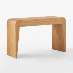 Selena Wood Vanity Table -Chic Living Shop SelenaOakVanity3QSSS23