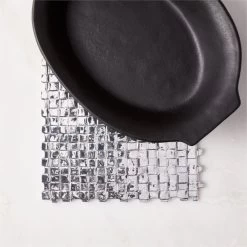 Selvage Aluminum Metal Trivet -Chic Living Shop SelvagePlshdAlmnmTrivetAVSHF22