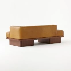 Serafin Brown Leather Daybed 14 Serafin Brown Leather Daybed -Chic Living Shop SerafinLthrDaybedDktHrvst3QBF20