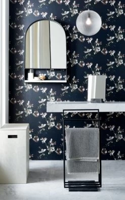 Ivory Shagreen Hamper -Chic Living Shop ShagreenHamperBlackMarbleAG19