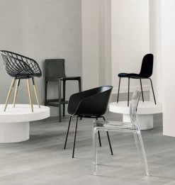 Bolla Clear Dining Chair -Chic Living Shop ShroomCoffeeTableSideraAG18