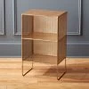Sift Gold Metal Side Table -Chic Living Shop SiftGold2StoryTowerSHS17 1x1