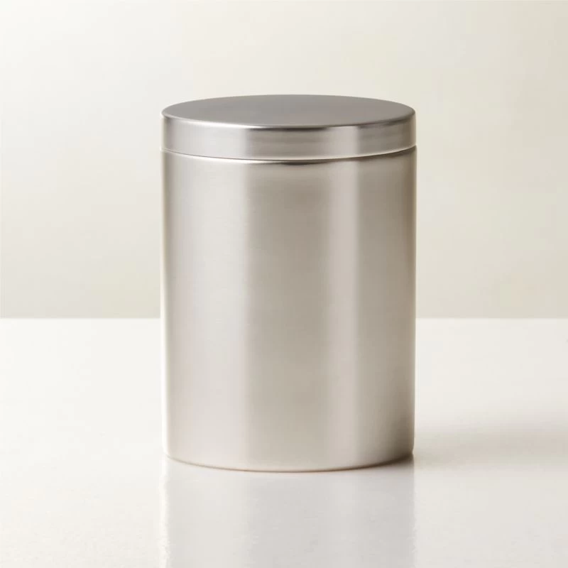 Silver Plated Kitchen Canister Small 3 Silver Plated Kitchen Canister Small
