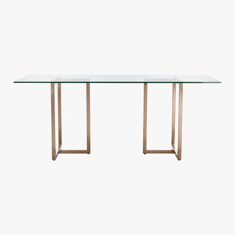 Silverado Brass 80" Rectangular Dining Table 4 Silverado Brass 80" Rectangular Dining Table - Image 2