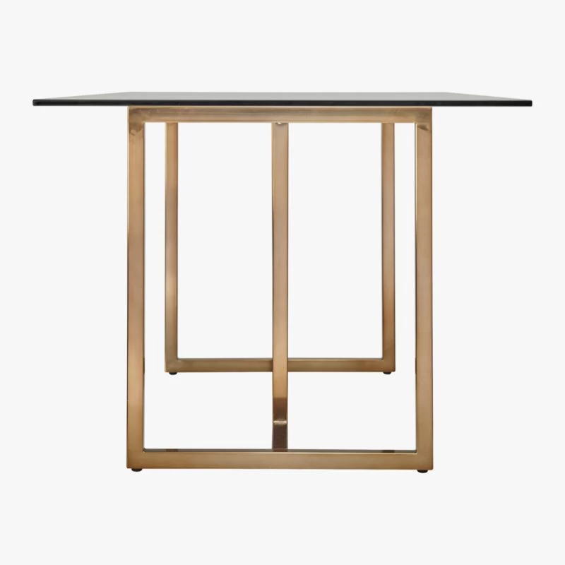 Silverado Brass 80" Rectangular Dining Table 6 Silverado Brass 80" Rectangular Dining Table - Image 4