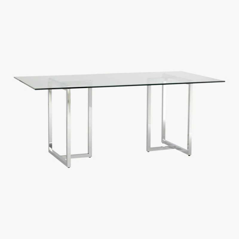 Silverado Chrome 72" Rectangular Dining Table 5 Silverado Chrome 72" Rectangular Dining Table - Image 3
