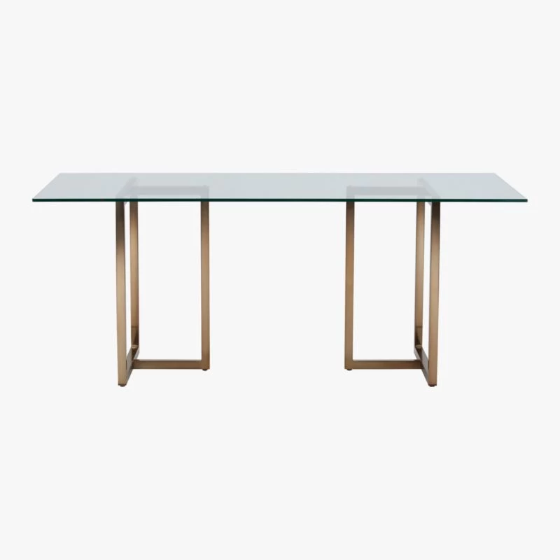 Silverado Brass 72" Rectangular Dining Table 4 Silverado Brass 72" Rectangular Dining Table - Image 2