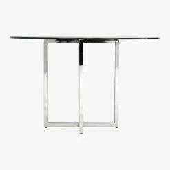 Silverado Chrome 72" Rectangular Dining Table 9 Silverado Chrome 72" Rectangular Dining Table -Chic Living Shop SilveradoTableRoundSdS7