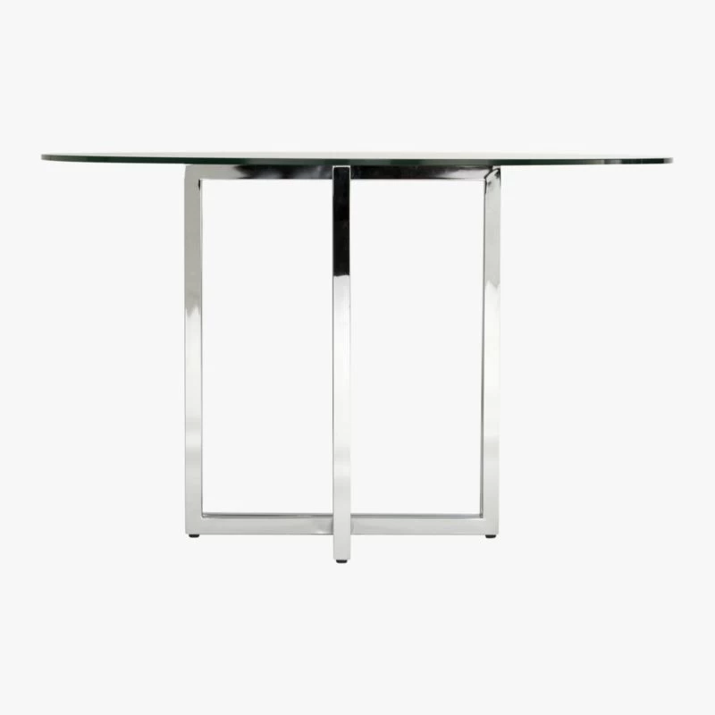 Silverado Chrome 72" Rectangular Dining Table 6 Silverado Chrome 72" Rectangular Dining Table - Image 4