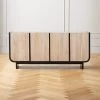 Sion White-Washed Teak Wood Credenza
