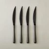 Sizzle Black Steak Knives Set Of 4 -Chic Living Shop SizzleBlackSteakKnvsS4SHF18
