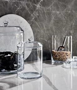 Snack Medium Glass Canister -Chic Living Shop SnackGlassCanisterMR20