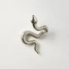 Polished Nickel Snake Wall Hook -Chic Living Shop SnakePlhdNickelWallHookSHS23