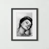 'Sophia Loren Relaxes, 1961' Photographic Print In Black Frame 17.75"x21.75" -Chic Living Shop SophiaLorenBk17p75x21p75SSF23 3D
