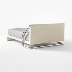 Sojourn Ogo Ivory Boucle Queen Bed -Chic Living Shop SoujournOgoNatQBed3QBSSF21