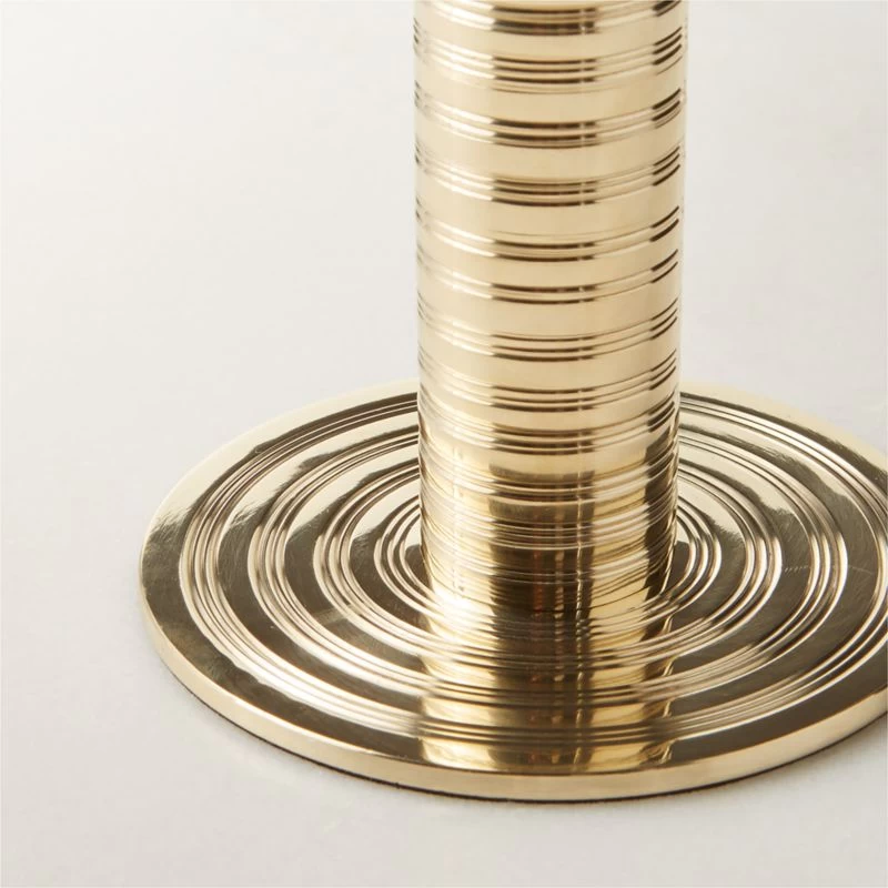 Spencer Brass Taper Candle Holder Small 7 Spencer Brass Taper Candle Holder Small - Image 5
