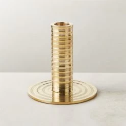 Spencer Brass Taper Candle Holder Small