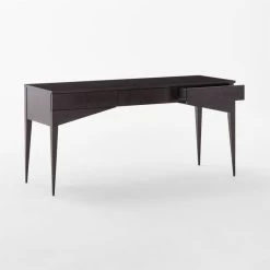 Spillo 2-Drawer Black Burl Wood Desk 16 Spillo 2-Drawer Black Burl Wood Desk -Chic Living Shop SpilloBurlWoodDesk3QAVSSF22