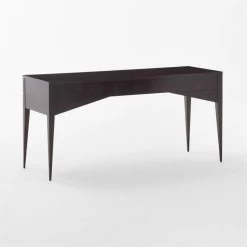 Spillo 2-Drawer Black Burl Wood Desk 18 Spillo 2-Drawer Black Burl Wood Desk -Chic Living Shop SpilloBurlWoodDesk3QBSSF22