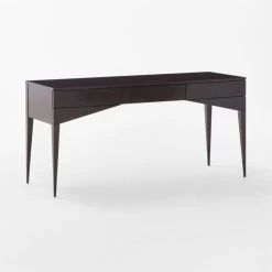 Spillo 2-Drawer Black Burl Wood Desk 15 Spillo 2-Drawer Black Burl Wood Desk -Chic Living Shop SpilloBurlWoodDesk3QSSF22